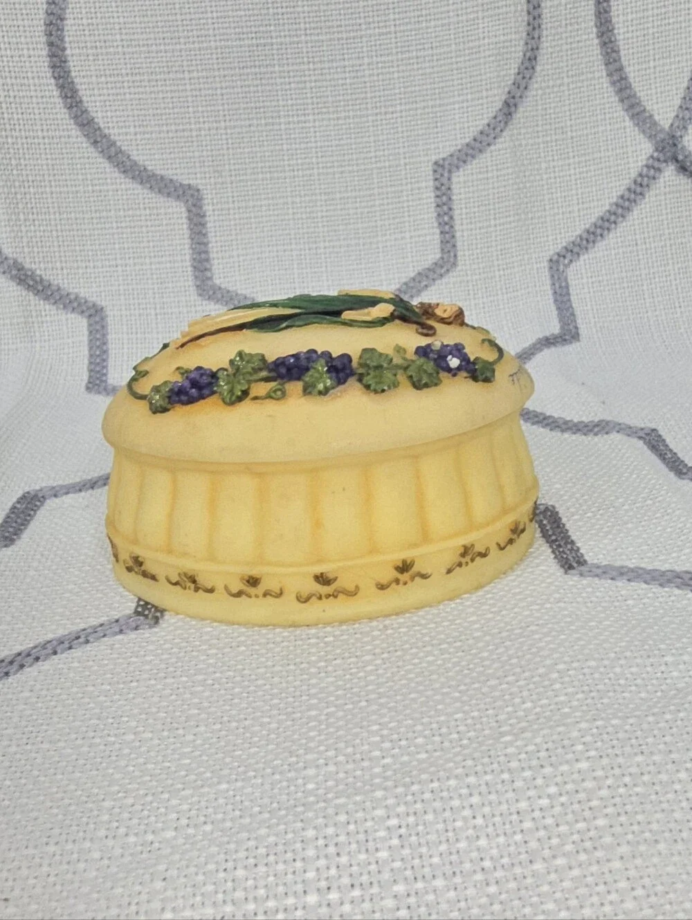 St. Jude Resin Trinket Box 2002 Jewelry Box Beman Desing Concepts 3¼